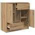 Aparador con cajones y puertas roble artesanal 70,5x34x74,5