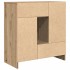 Aparador con cajones y puertas roble artesanal 70,5x34x74,5
