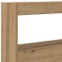 Cabecero de cama con LED roble artesanal 180x17x102