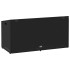 Caja de almacenaje de jardín ratán sintético negro 110x50x58