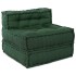 Puf modular tela verde