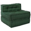 Puf modular tela verde 70x70x54