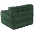 Puf modular tela verde