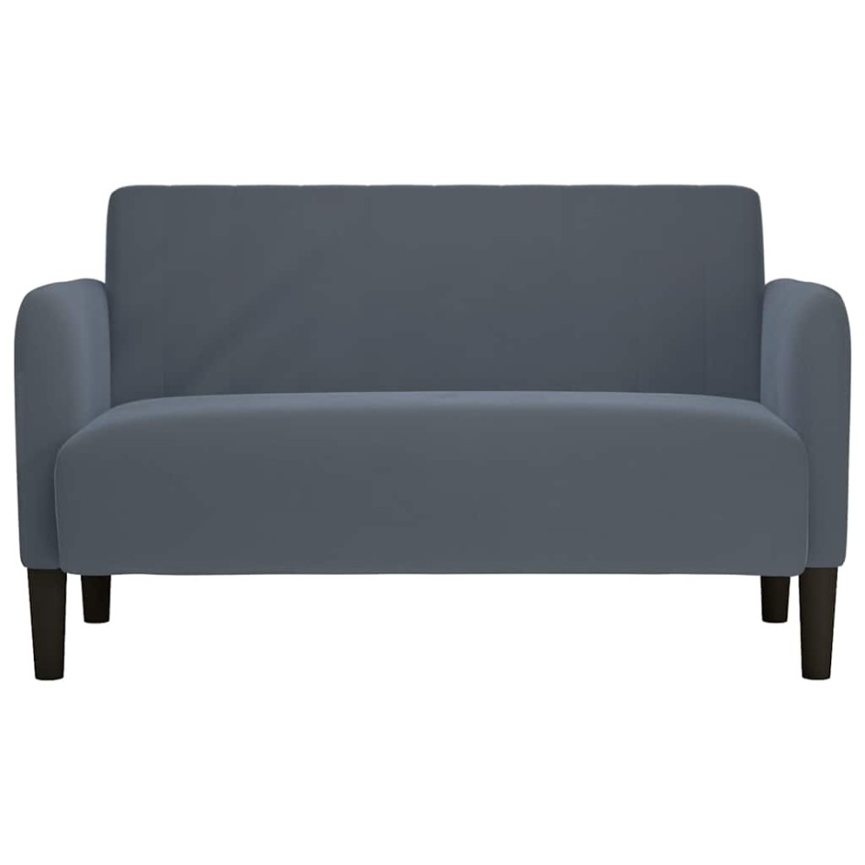 Sofá Loveseat gris oscuro 109 cm