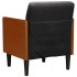 Sillón con reposabrazos Terciopelo negro 55