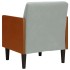 Sillón con reposabrazos Terciopelo Gris Claro 55