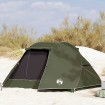 Tienda de pesca 5 personas impermeable verde oliva