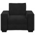 Sillón de terciopelo negro 59
