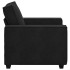 Sillón de terciopelo negro 59