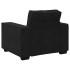 Sillón de terciopelo negro 59