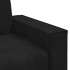 Sillón de terciopelo negro 59