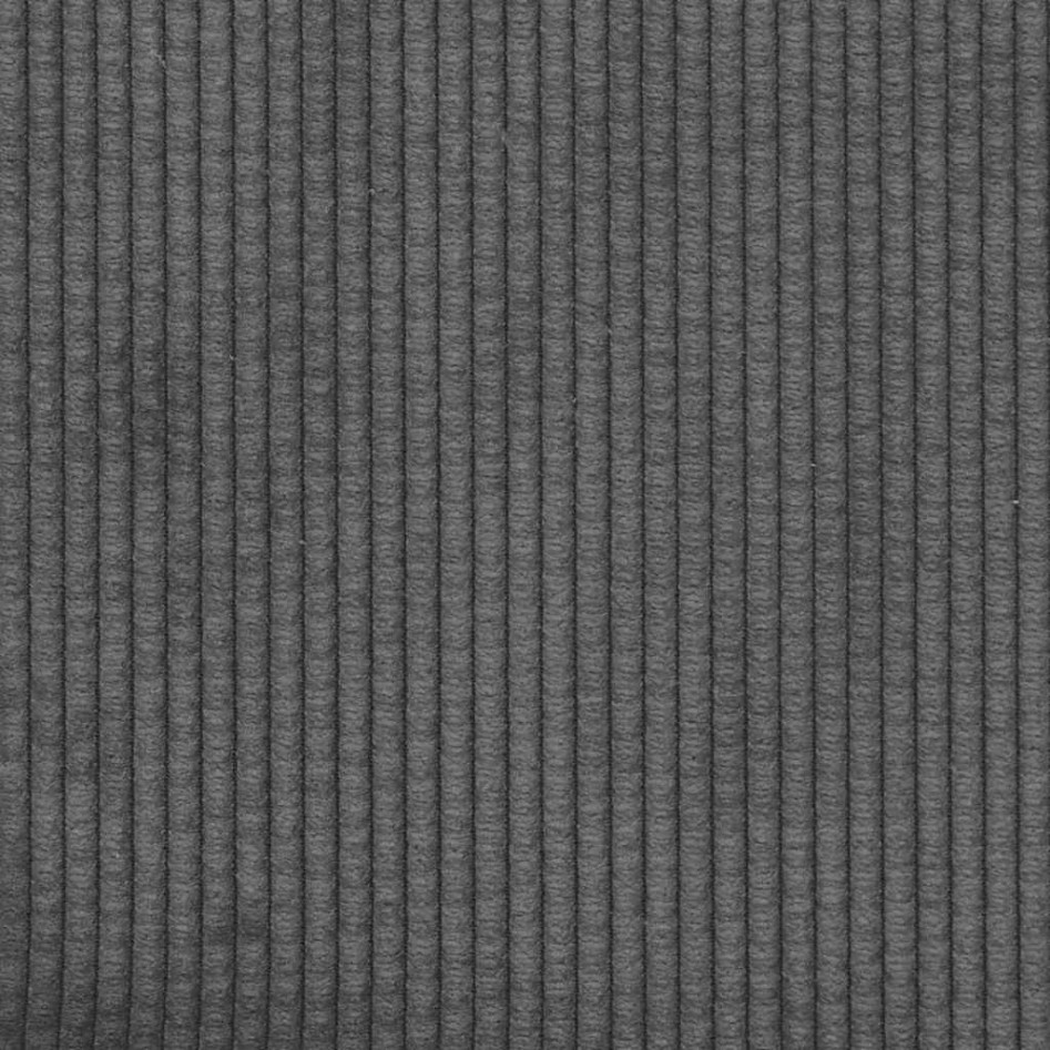 Sofá de 2 plazas con chaise longue en forma L gris oscuro