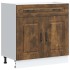Mueble bajo de cocina Kalmar de madera ingeniería roble