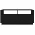 Mesa de centro con luces LED roble negro 90x49x40