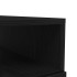 Mesa de centro con luces LED roble negro 90x49x40