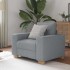 Sillón Sofá Tela Gris Claro 59