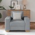 Sillón Sofá Tela Gris Claro 59