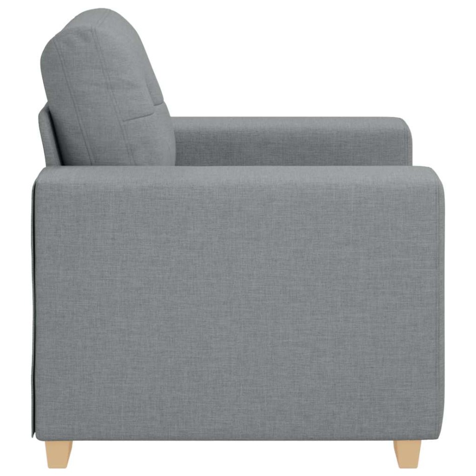 Sillón Sofá Tela Gris Claro 59
