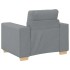 Sillón Sofá Tela Gris Claro 59