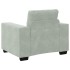Sillón sofá gris claro 59 cm