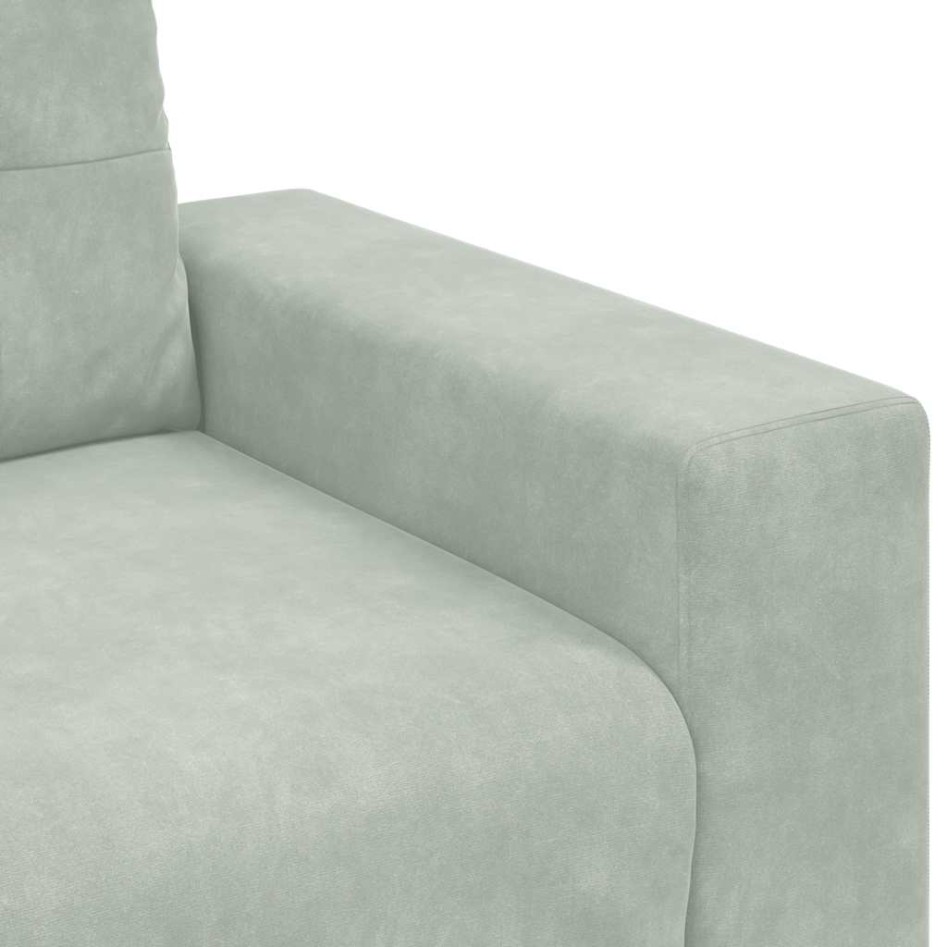 Sillón sofá gris claro 59 cm