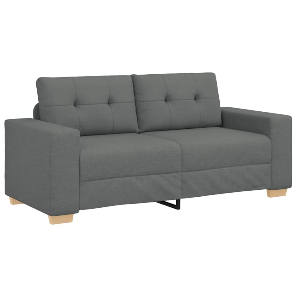 Sofá Loveseat gris oscuro 140 cm de