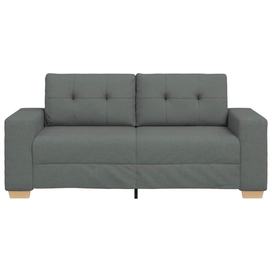 Sofá Loveseat gris oscuro 140 cm de