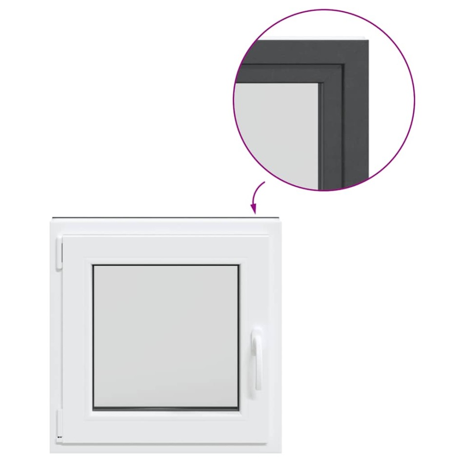 Ventana de sótano RISOR 60x60 cm oscilobatiente DIN