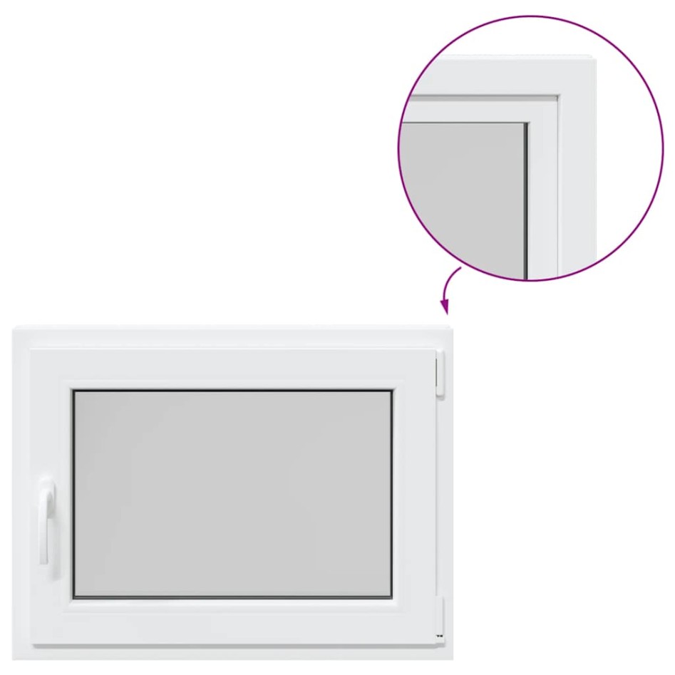 Ventana de sótano RISOR 80x60 cm oscilobatiente DIN