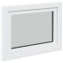 Ventana de sótano RISOR 80x60 cm oscilobatiente DIN