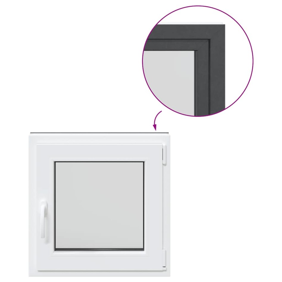 Ventana de sótano RISOR 60x60 cm oscilobatiente DIN