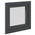 Ventana de sótano RISOR 60x60 cm oscilobatiente DIN