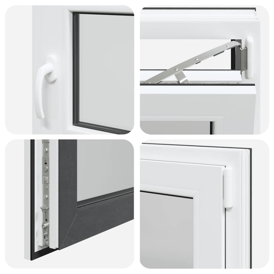 Ventana de sótano RISOR 60x60 cm oscilobatiente DIN