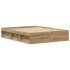Estructura de cama sin colchón roble artesanal 150x200
