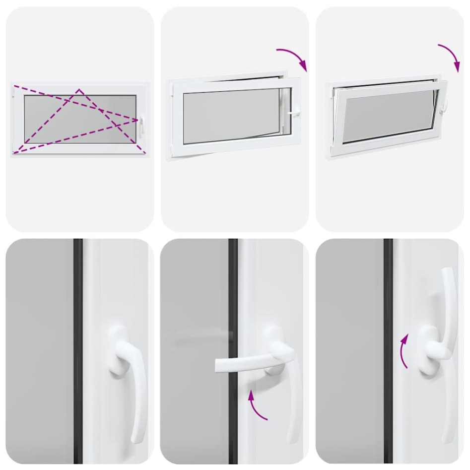 Ventana de sótano RISOR 110x50cm oscilobatiente DIN