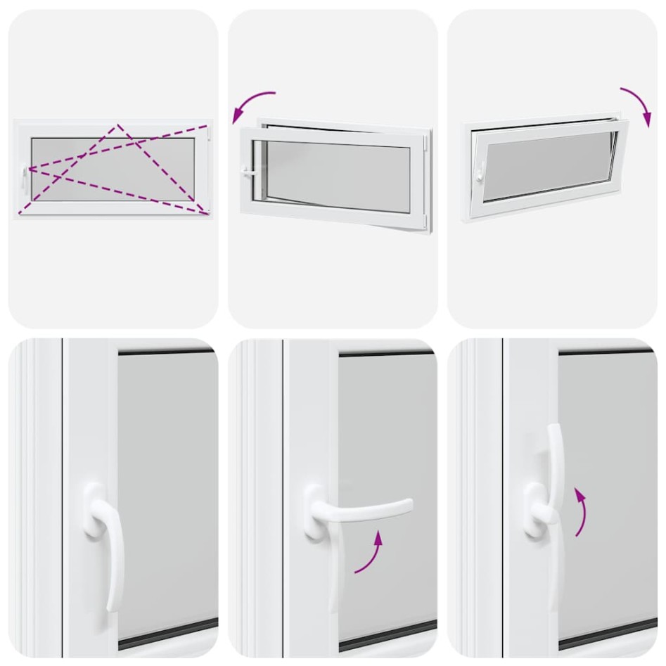 Ventana de sótano RISOR 120x60 cm oscilobatiente DIN