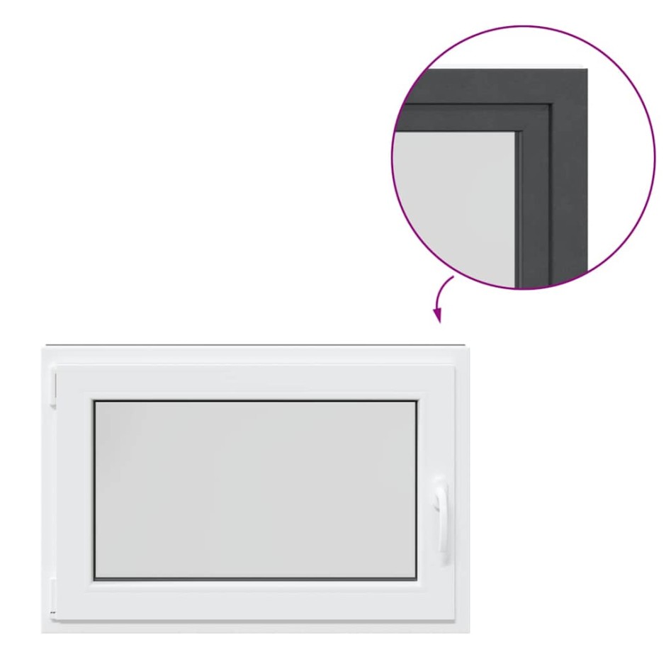 Ventana de sótano RISOR 90x60 cm oscilobatiente DIN