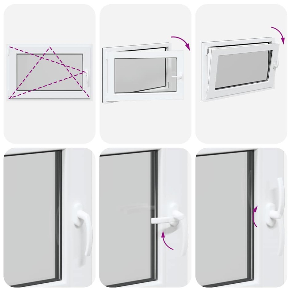 Ventana de sótano RISOR 90x60 cm oscilobatiente DIN