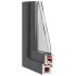Ventana de sótano RISOR 90x60 cm oscilobatiente DIN