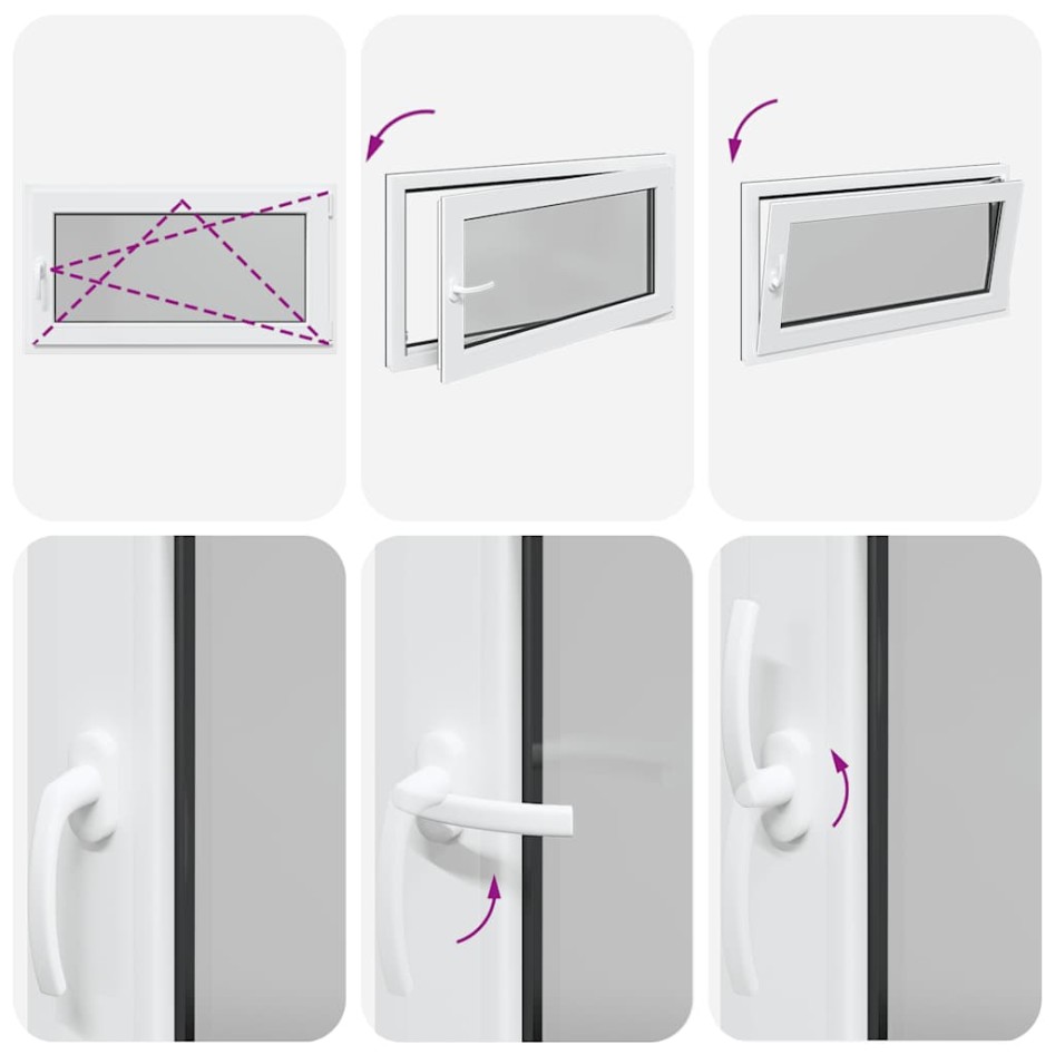 Ventana de sótano RISOR 110x60 cm oscilobatiente DIN