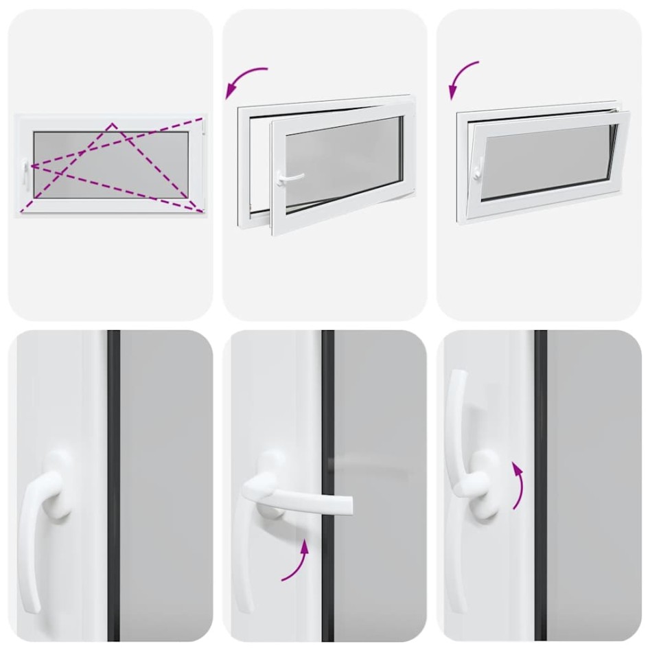 Ventana de sótano RISOR 110x50 cm oscilobatiente DIN
