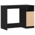 Escritorio con cajones contrachapada roble negro 102x50x76