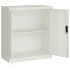 Armario archivador de acero gris claro 79x40x90