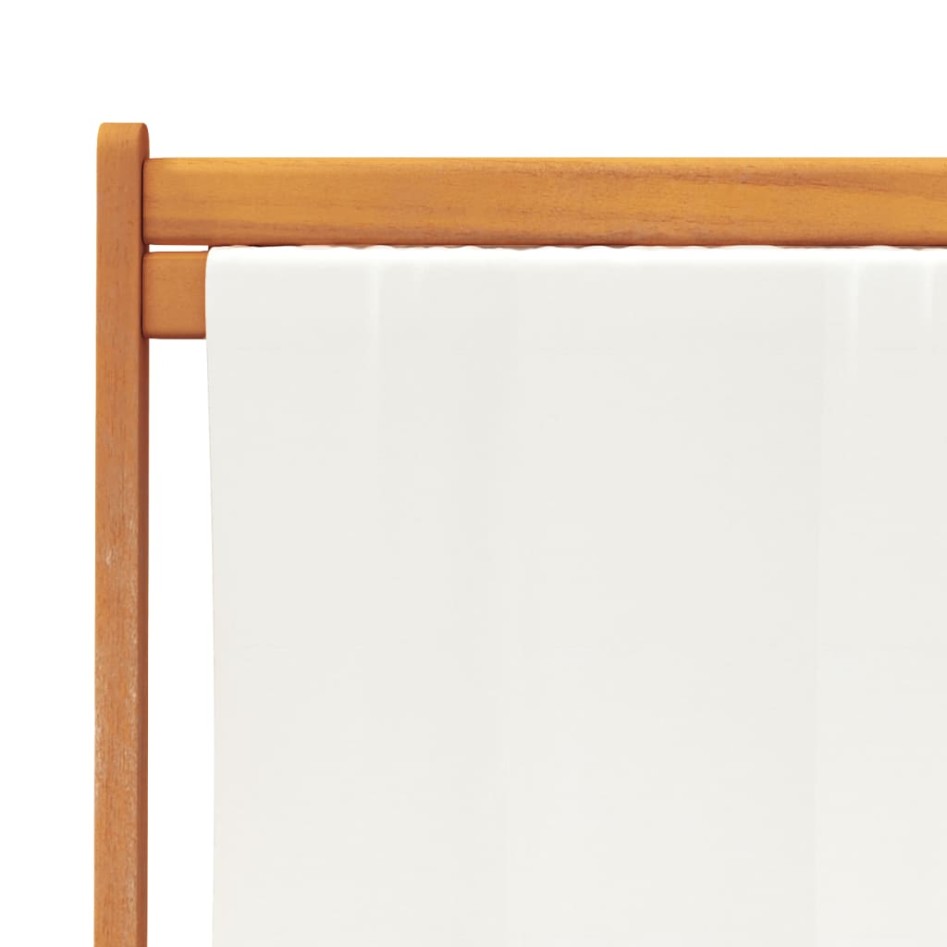 Sillas de playa plegables 2 unidades tela blanco