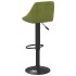 Taburetes de cocina 2 uds terciopelo verde