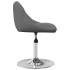 Sillas de comedor giratorias 6 unidades terciopelo gris