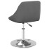 Sillas de comedor giratorias 6 unidades terciopelo gris