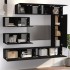 Set de muebles para TV 7 piezas madera contrachapada