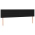 Cama box spring con colchón LED tela negro 160x200