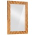 Juego muebles de baño 5 pzas madera maciza mango marrón y
